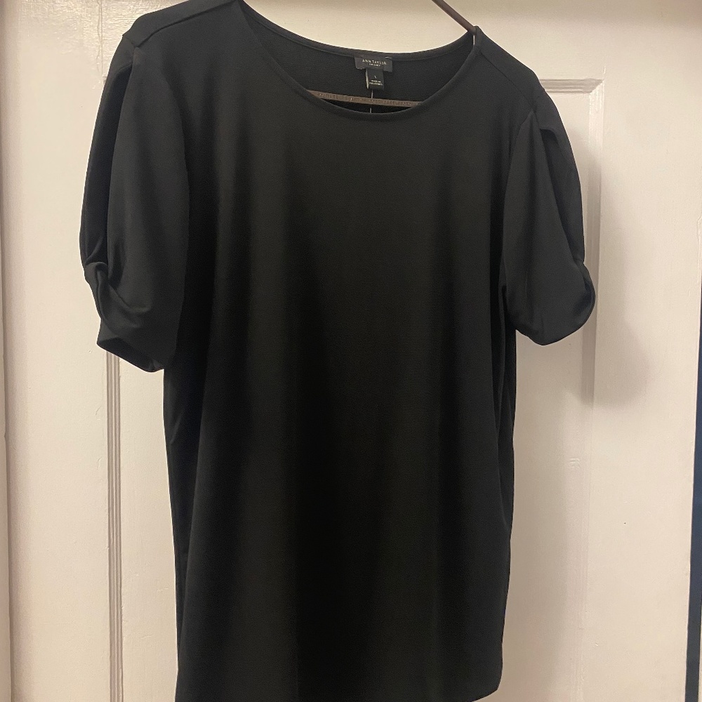 Ann Taylor Black Blouse